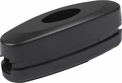 REXANT 36-3018 Выключатель-кнопка 250V 2А ON-OFF черный на электропровод (для настольной лампы) REXANT