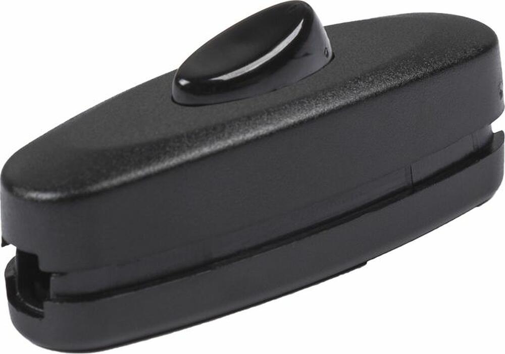 REXANT 36-3018 Выключатель-кнопка 250V 2А ON-OFF черный на электропровод (для настольной лампы) REXANT