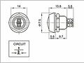 REXANT 36-3150 Кнопка антивандальная Ø12 Б/Фикс (2с винт) OFF-(ON) сфера (A12-A3) REXANT REXANT 36-3150 Кнопка антивандальная Ø12 Б/Фикс (2с винт) OFF-(ON) сфера (A12-A3) REXANT