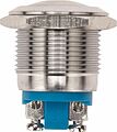 REXANT 36-3410 Кнопка антивандальная Ø19 Б/Фикс (2с винт) OFF-(ON) сфера (PBS-28В, A19-A2) REXANT