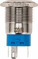 REXANT 36-3440 Кнопка антивандальная Ø19 250В Фикс (5с) ON-OFF/OFF-ON подсв/красная REXANT