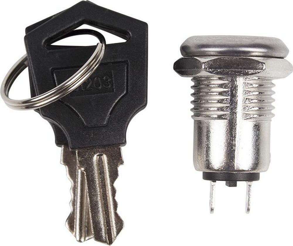 REXANT 36-4470 Выключатель ключ Ø12 250V 0.5А (2с) ON-OFF (K12-01) REXANT