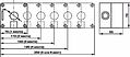 REXANT 36-9223 Корпус пластиковый КП 3 кнопки 22 мм REXANT 36-9223 Корпус пластиковый КП 3 кнопки 22 мм