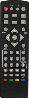 REXANT 38-0012 Пульт универсальный для приставки DVB-T2 REXANT