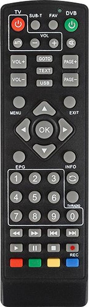 REXANT 38-0014 Пульт универсальный для приставки DVB-T2 с функцией управления телевизором REXANT