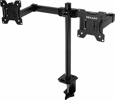 REXANT 38-0356 Кронштейн для двух мониторов 13 quot;-32 quot;, одно колено настольный REXANT
