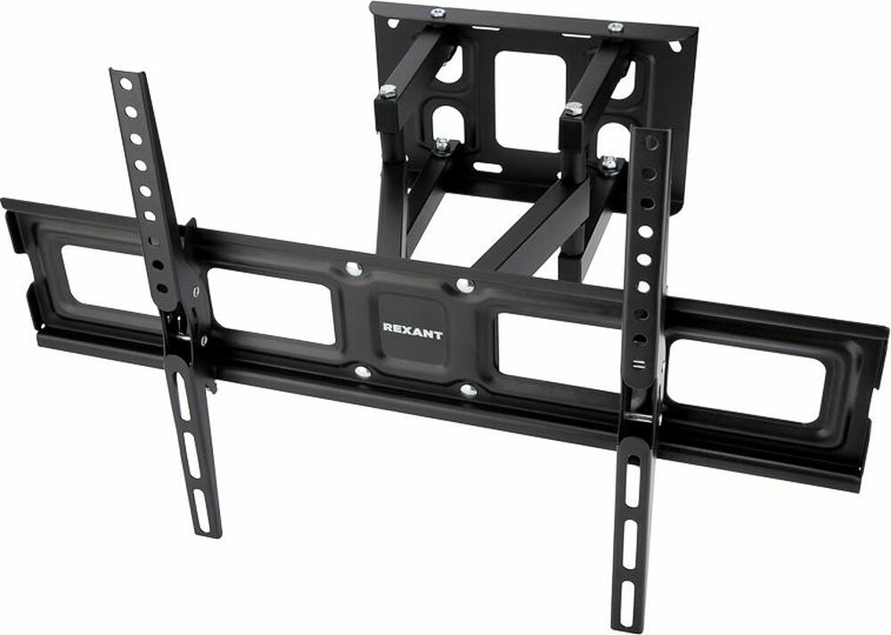 REXANT 38-0370 Кронштейн для телевизора 37 quot;-75 quot;, наклонно-поворотный, двойное колено REXANT
