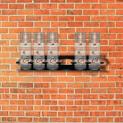 REXANT 38-0664 Держатель-органайзер для баллончиков, настенный, черный REXANT