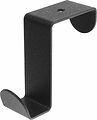 REXANT 38-0711 Держатель для хранения одежды в стиле лофт, крепление на дверь, 3 штуки, черный REXANT