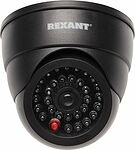 REXANT 45-0230 Муляж камеры, внутренний, купольный, черный REXANT
