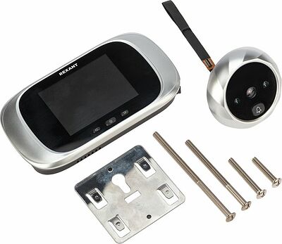 REXANT 45-1112 Видеоглазок дверной REXANT (DV-112) с цветным LCD-дисплеем 2.8 quot; с функцией записи фото и звонком