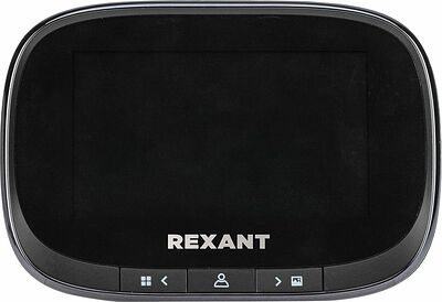 REXANT 45-1115 Видеоглазок дверной REXANT (DV-115) с цветным LCD-дисплеем 4.3 quot; с функцией записи фото/видео по движению, встроенный звонок, ночной режим работы