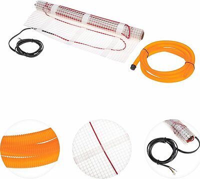 REXANT 51-0520-2 Теплый пол, нагревательный мат Classic RNX-11-1650 11м², 0,5х22м, 1650Вт двухжильный, с экраном REXANT