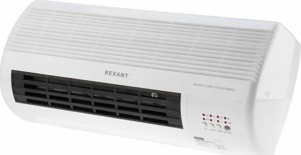 REXANT 60-0035 Тепловентилятор электрический настенный PTC 2кВт, белый REXANT