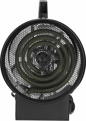 REXANT 60-0036 Пушка тепловая электрическая, круглая, прямоугольная подставка, ТЭН, 2кВт REXANT