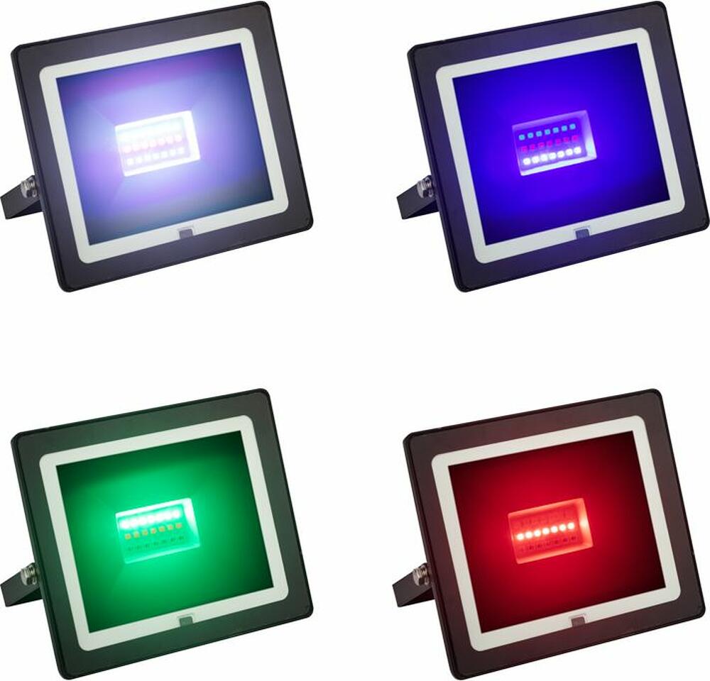 REXANT 605-011 Прожектор цветного свечения мультиколор (RGB) 20Вт с пультом ДУ REXANT