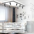 REXANT 611-006 Светильник светодиодный трековый Star Track 20Вт 4000К LED черный REXANT