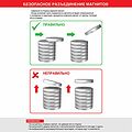 REXANT 72-3021 Неодимовый магнит диск 50х20мм, сцепление 89кг REXANT