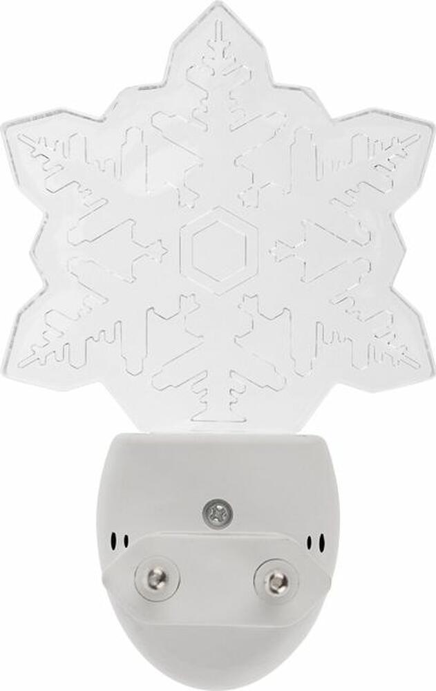 REXANT 75-0317 Ночник светодиодный СНЕЖИНКА ХАМЕЛЕОН свечение мультиколор 7 цветов, 230В REXANT
