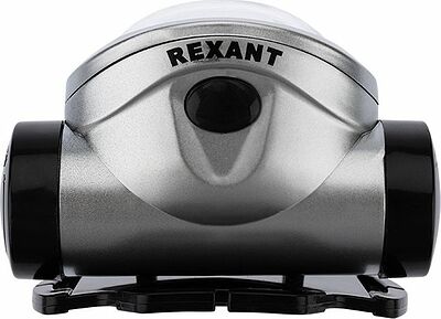REXANT 75-703 Фонарь налобный, трехрежимный, поворотный, сверхлегкий, СОВ REXANT
