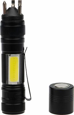 REXANT 75-715 Фонарь универсальный, трехрежимный, в алюминиевом корпусе, с набором отверток REXANT