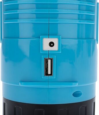REXANT 75-721 Фонарь прожекторный, двухрежимный, с солнечной батареей, индикатором зарядки и функцией Power bank REXANT