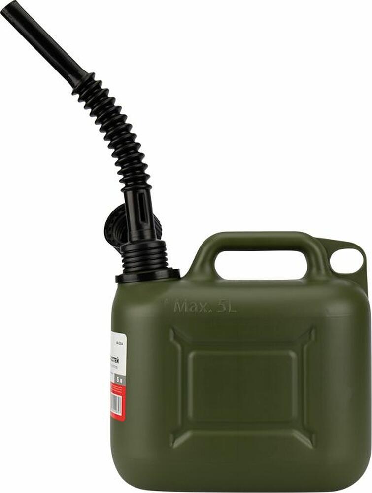 REXANT 80-0204 Канистра для ГСМ и технических жидкостей, вертикальная, 5л, пластиковая, усиленная REXANT