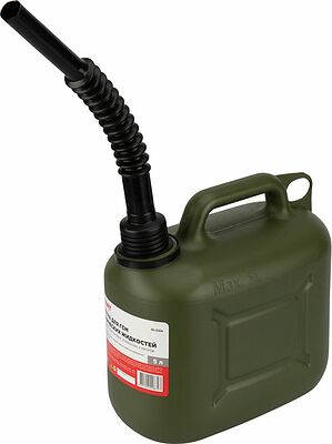 REXANT 80-0204 Канистра для ГСМ и технических жидкостей, вертикальная, 5л, пластиковая, усиленная REXANT