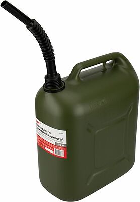 REXANT 80-0206 Канистра для ГСМ и технических жидкостей, вертикальная, 20л, пластиковая, усиленная REXANT