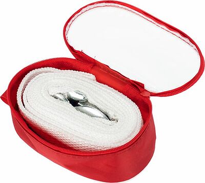 REXANT 80-0227 Трос буксировочный 3,5т, 5м, с двумя крюками, в чехле REXANT