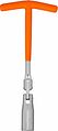 REXANT 80-0726 Ключ свечной Т-образный с карданным шарниром, 16х250мм REXANT