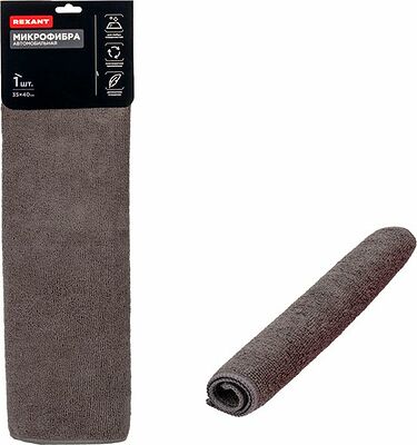 REXANT 80-0804 Микрофибра автомобильная, 35х40см, 300 гр/м2, 1 шт. REXANT