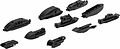 REXANT 80-0921 Щетка стеклоочистителя бескаркасная Multi Clamp, 350мм REXANT