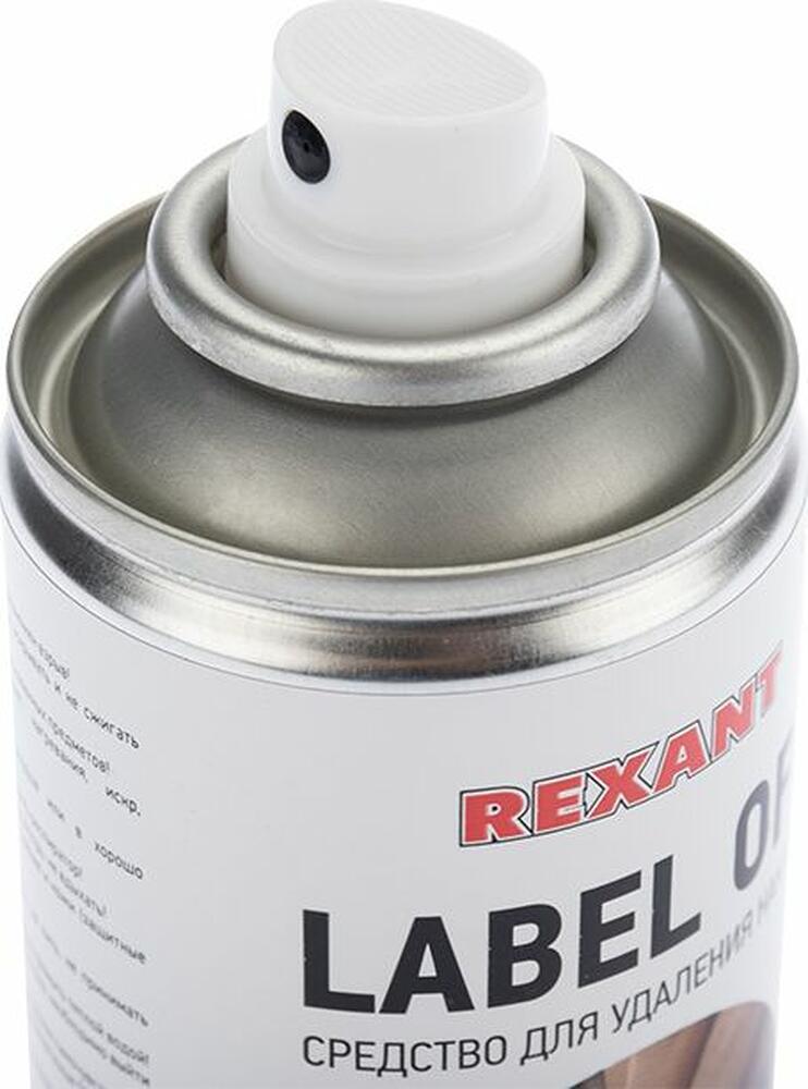 REXANT 85-0004 Средство для удаления наклеек LABEL OFF, 210мл (150мл), аэрозоль REXANT 