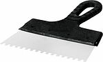 REXANT 89-0222 Шпатель фасадный REXANT 200 мм зуб 6х6 нержавеющая сталь, пластмассовая ручка