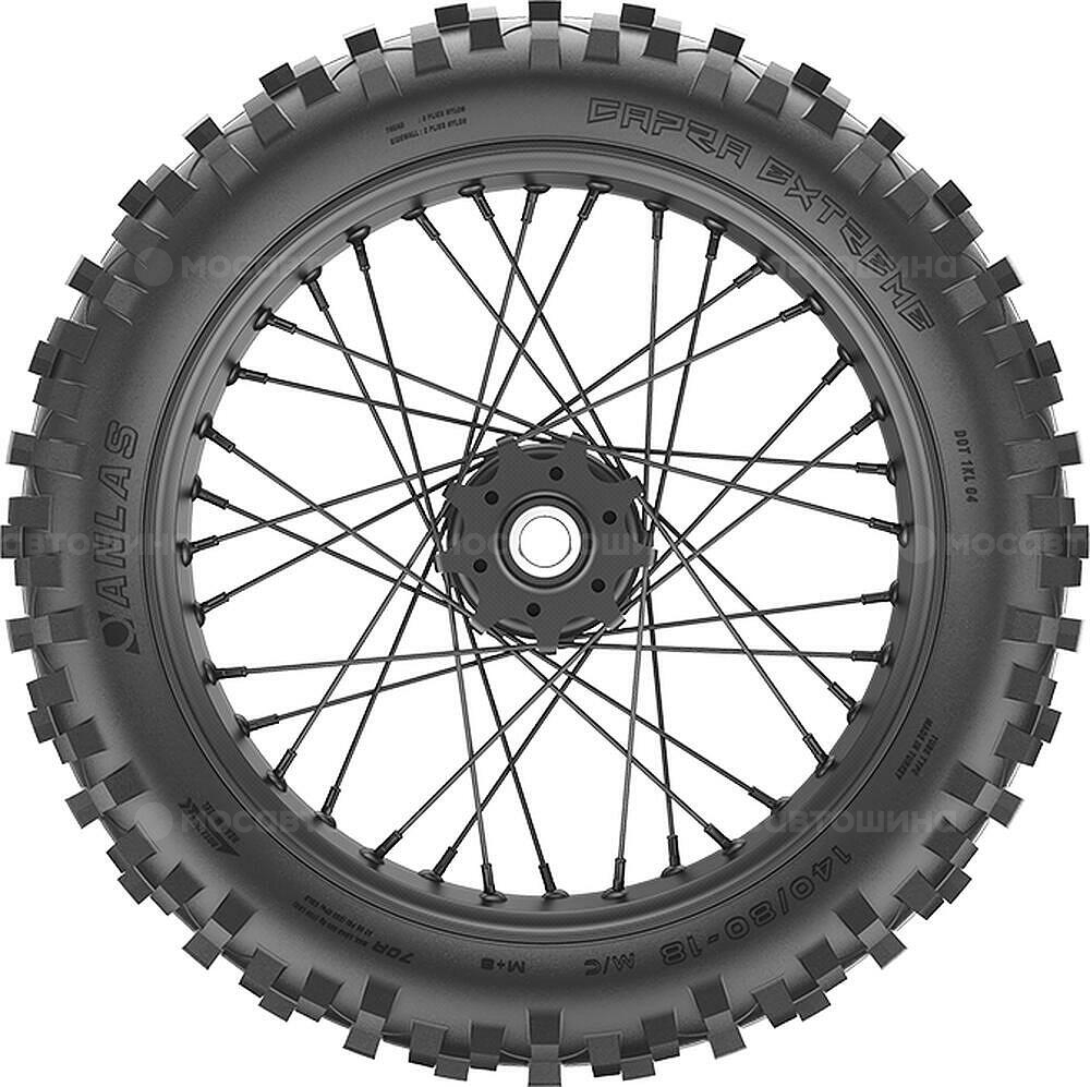 Vista lateral Anlas Capra Extreme 140/80-18 70R TT Soft (Задняя)