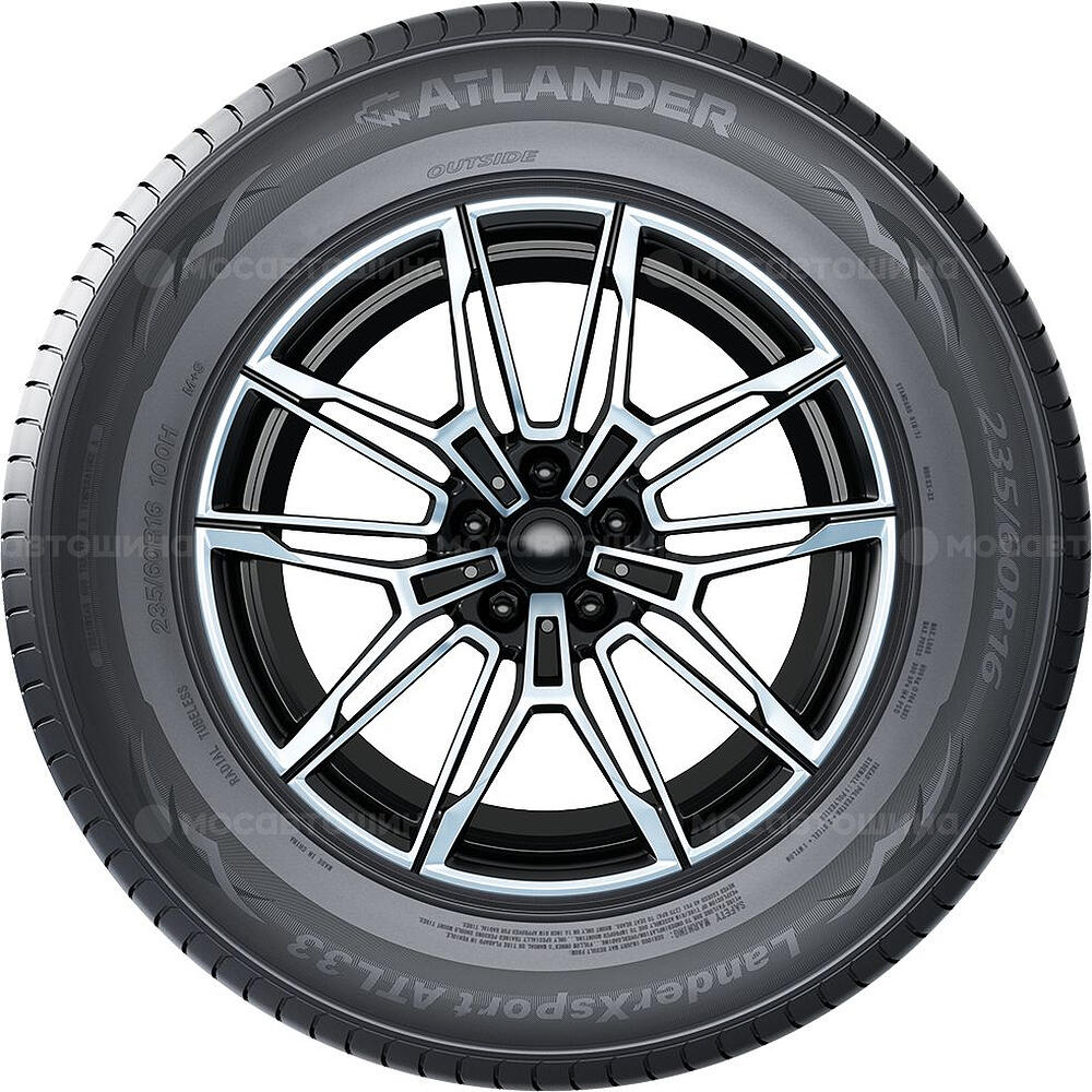 Vista lateral  Atlander LanderXSport ATL33 155/80 R13 79T