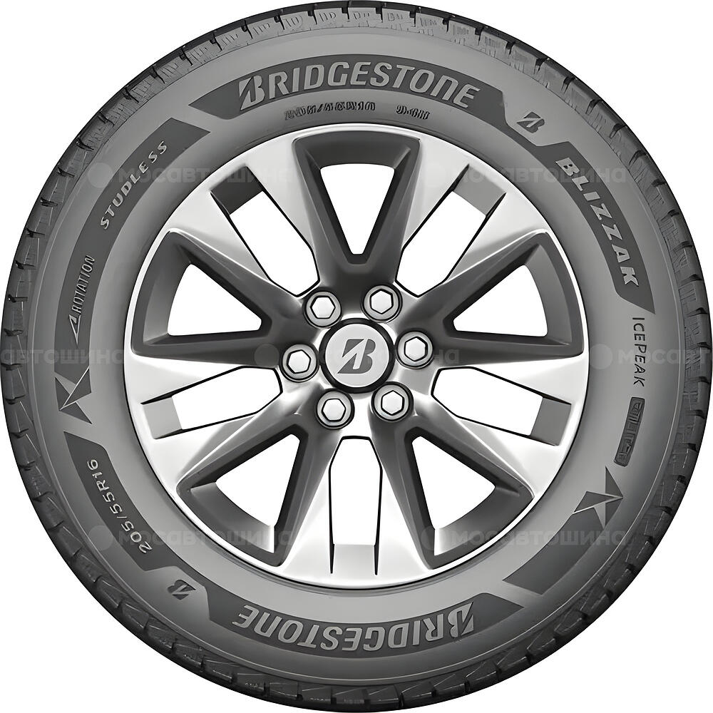 Vista lateral  Bridgestone Blizzak IcePeak 235/65 R17 108T XL