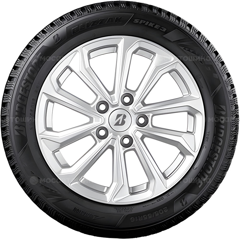 Vista lateral  Bridgestone Blizzak Spike-03 215/55 R18