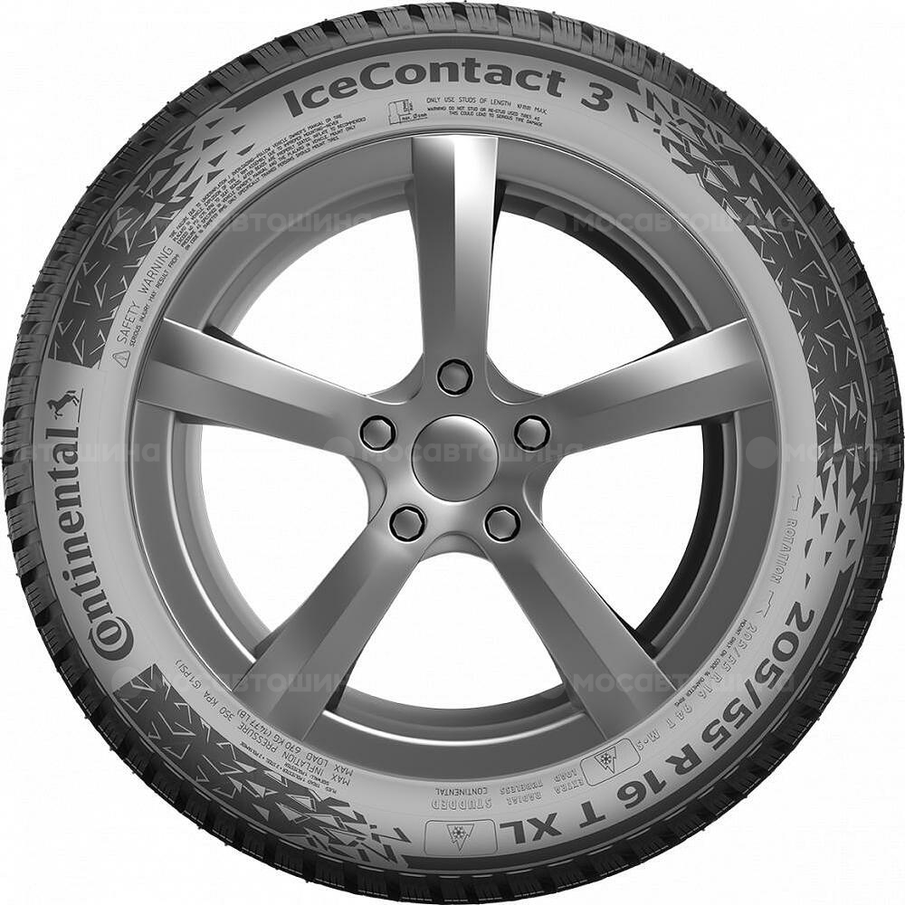Vista lateral  Continental ContiIceContact 3 ContiSilent 235/55 R19 105T XL