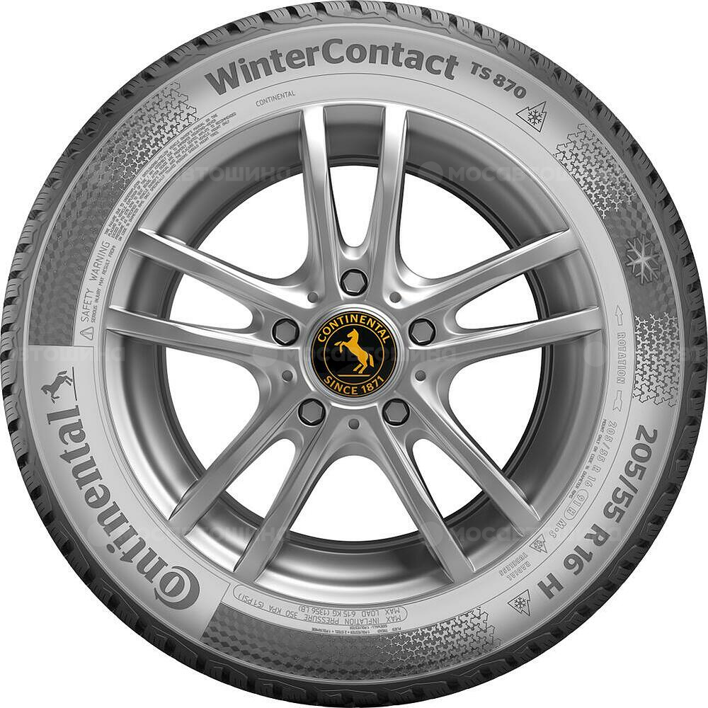 Vista lateral  Continental ContiWinterContact TS 870 185/65 R15 92T