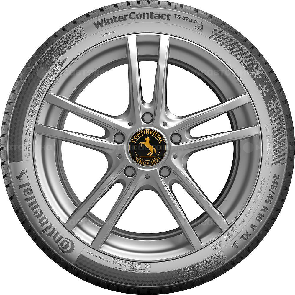 Vista lateral  Continental ContiWinterContact TS 870 P 225/65 R17 102T