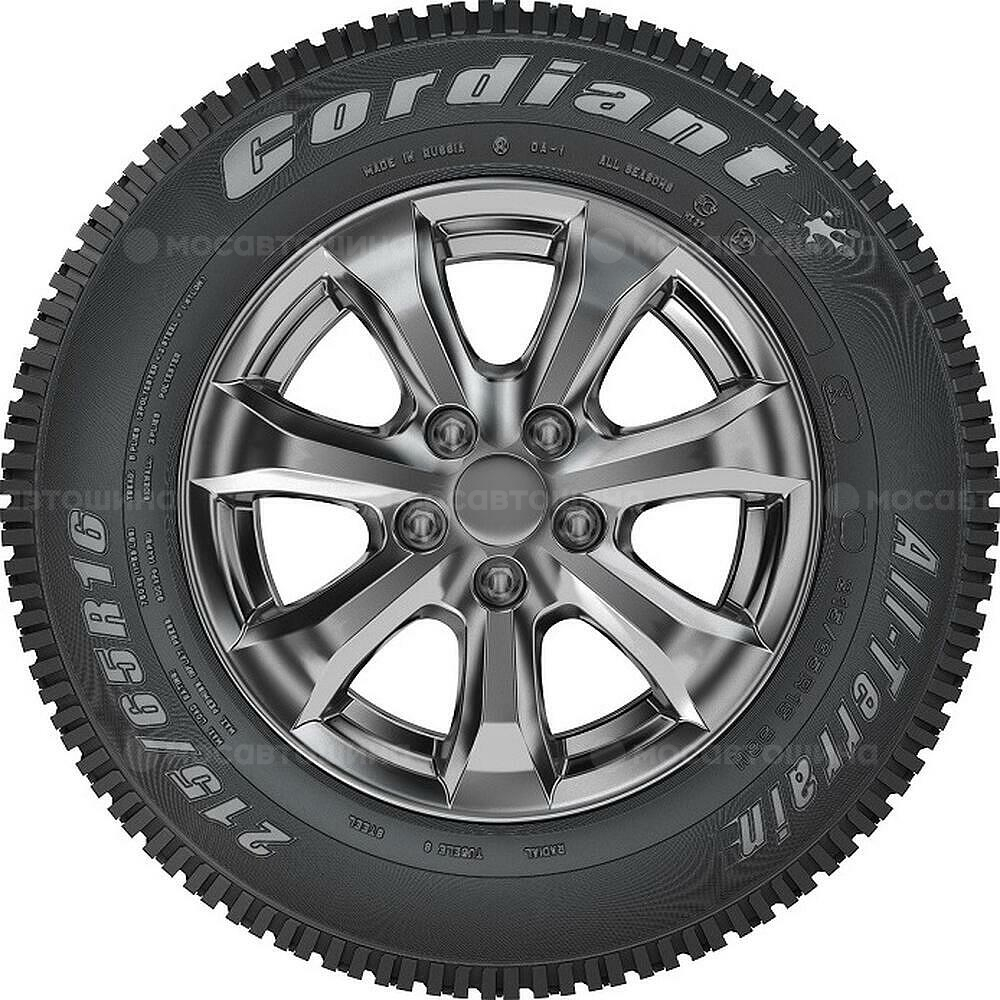 Vista lateral  Cordiant 4x4 All Terrain 235/75 R15 109S XL