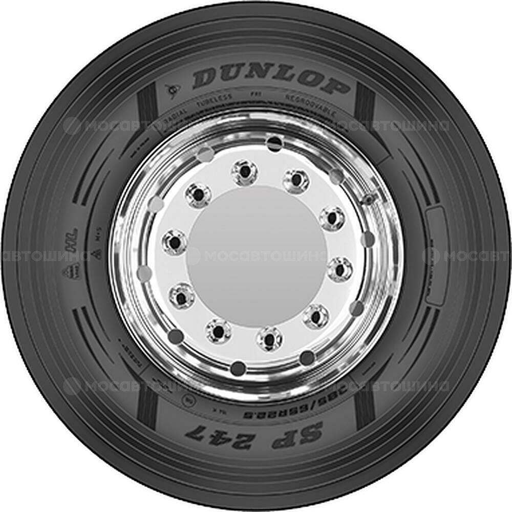 Vista lateral  Dunlop SP247 385/65 R22,5 164/158K 3PMSF