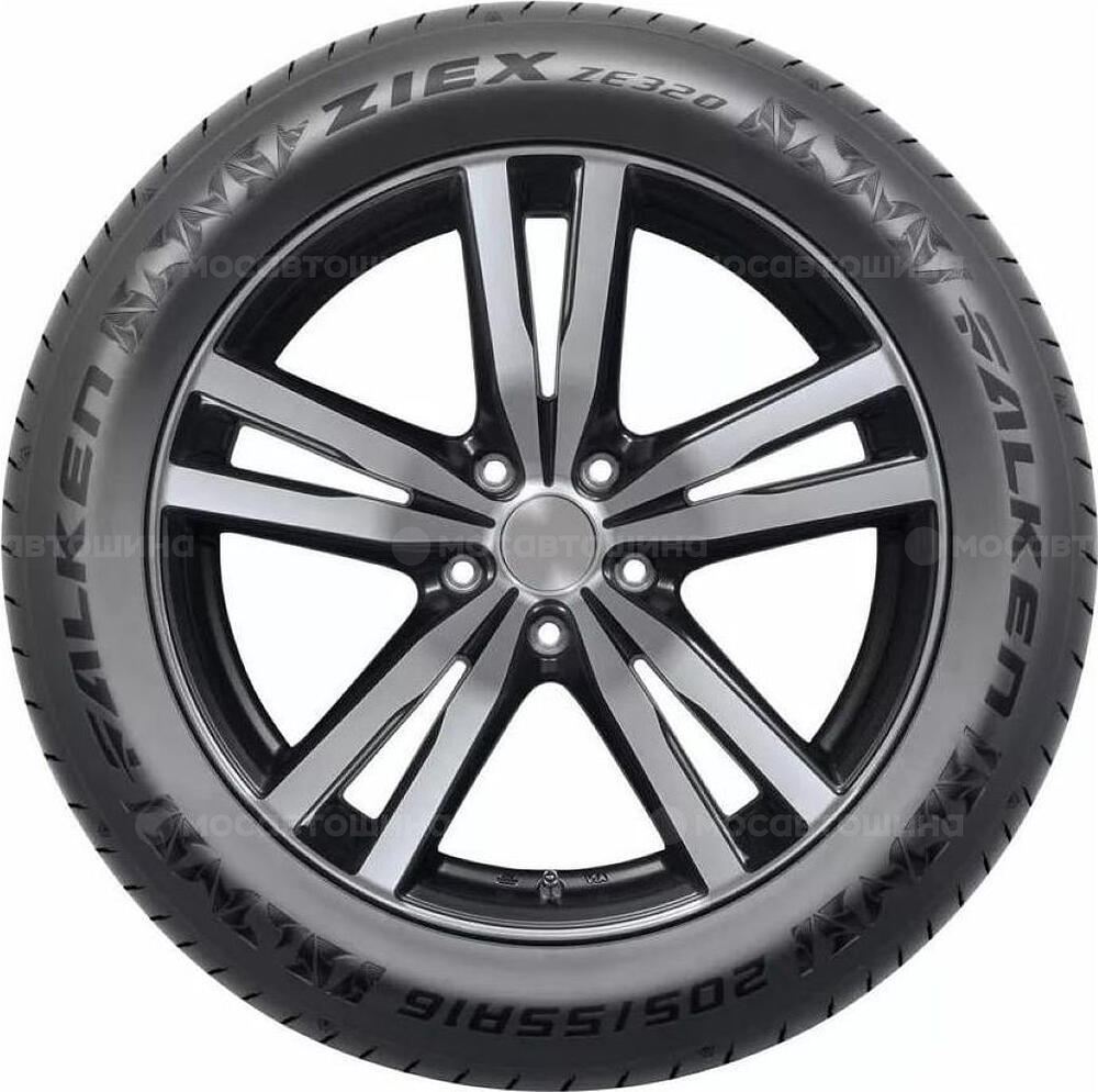 Vista lateral  Falken Ziex ZE320 195/55 R16 91V XL