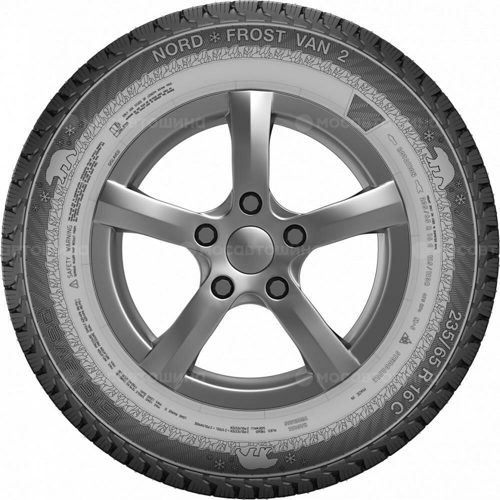 Vista lateral Gislaved Nord Frost VAN 2 185/75 R16 104R