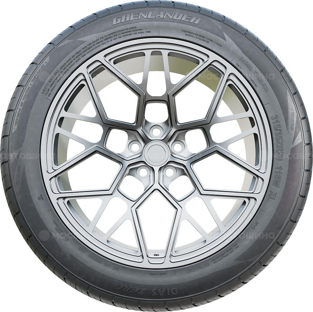 Vista lateral Grenlander Dias Zero 285/50 R20 116V 