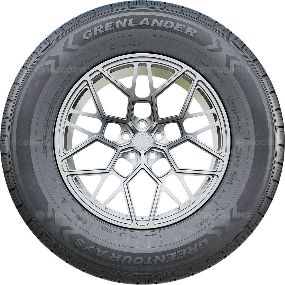Vista lateral Grenlander Greentour A/S 195/70 R15C 104/102R