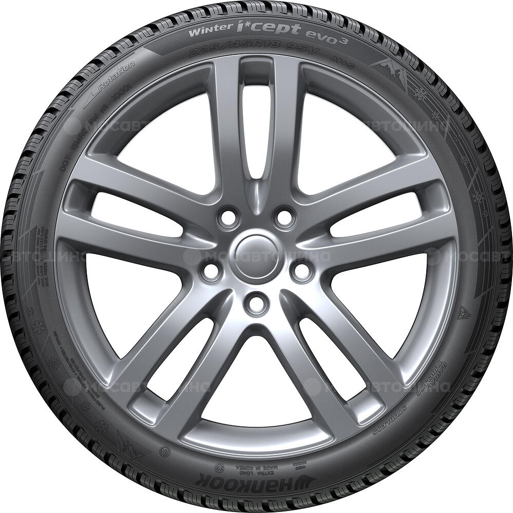 Vista lateral Hankook W330 i cept Evo3 265/45 R18 101V