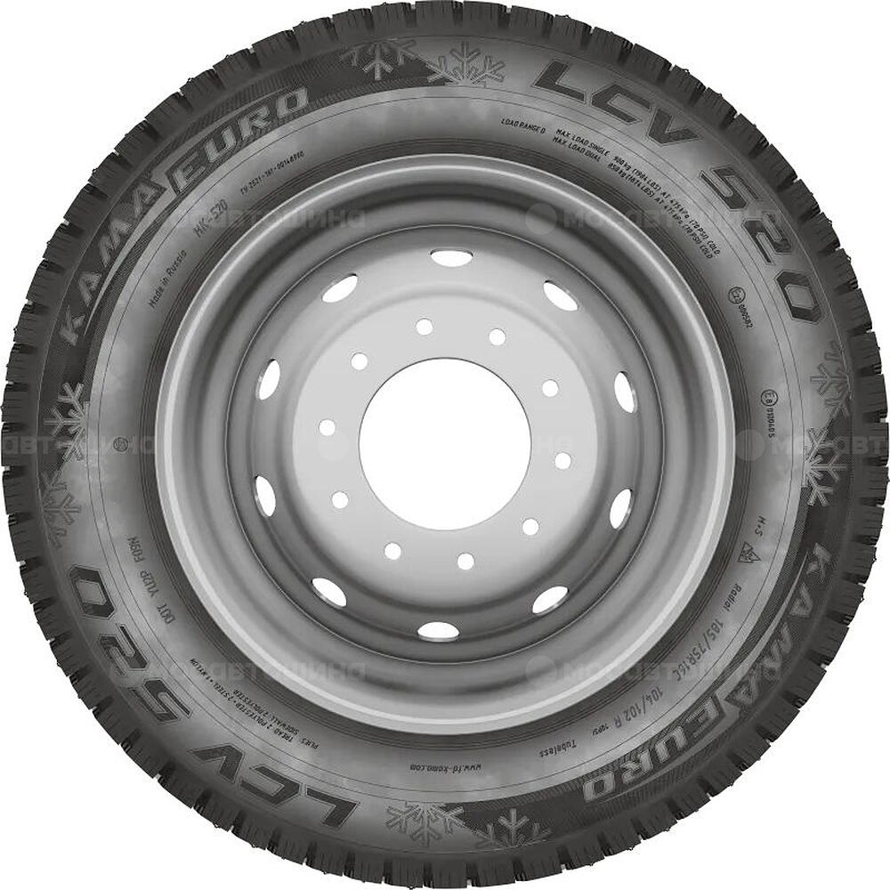 Vista lateral  Кама Евро 520 [Нешип] 185/75 R16C 104/102R